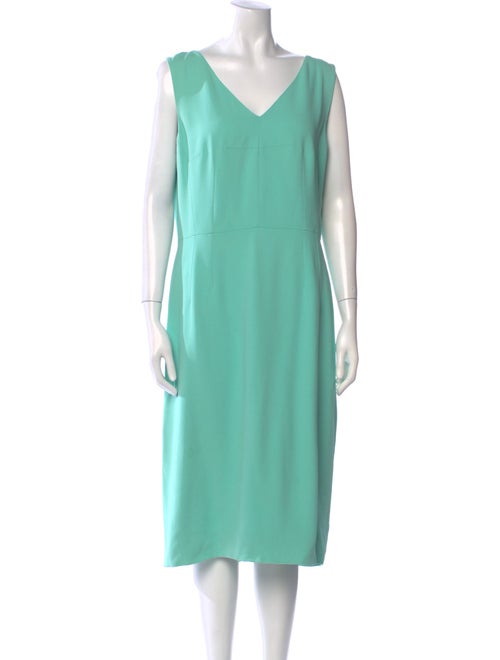 Dolce & Gabbana V-Neck Midi Length Dress