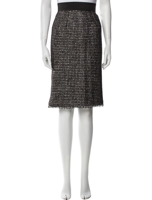 Dolce & Gabbana Virgin Wool Knee-Length Skirt