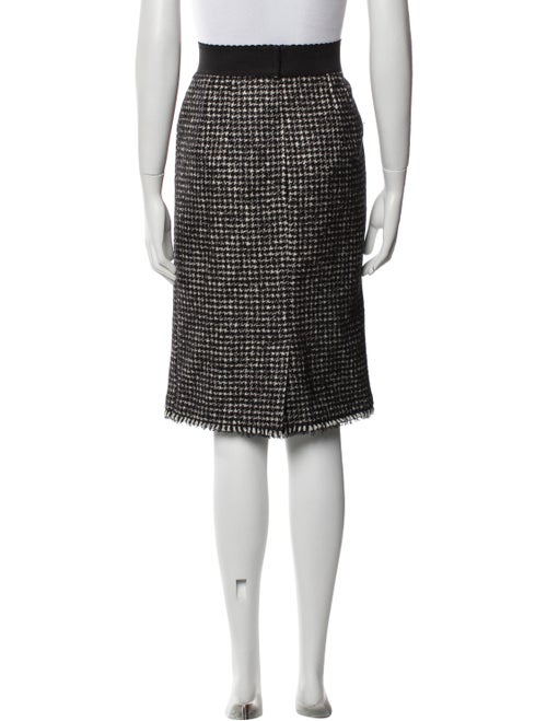 Dolce & Gabbana Virgin Wool Knee-Length Skirt
