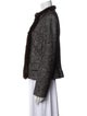 Dolce & Gabbana Virgin Wool Tweed Pattern Fur Jacket