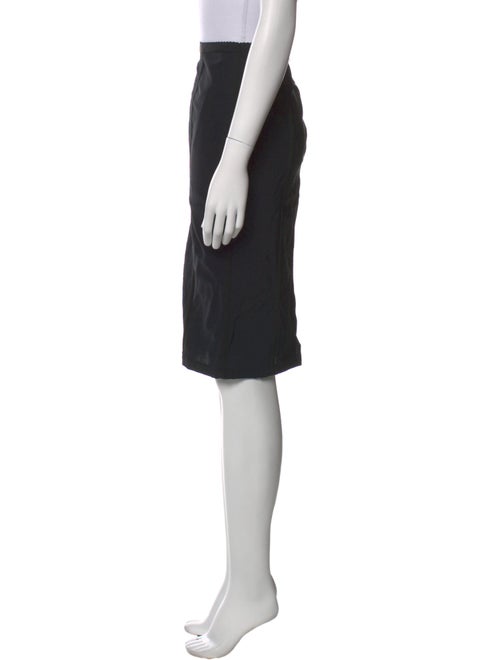 Dolce & Gabbana Grosgrain Trim Knee-Length Skirt