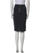 Dolce & Gabbana Grosgrain Trim Knee-Length Skirt