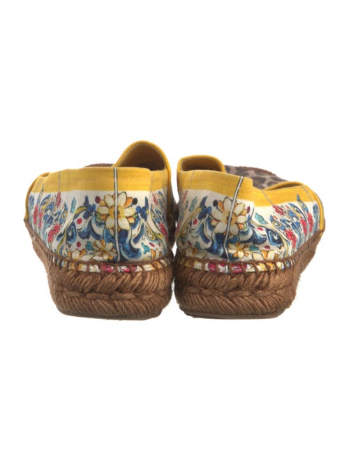 Dolce & Gabbana Majolica Print Canvas Espadrilles