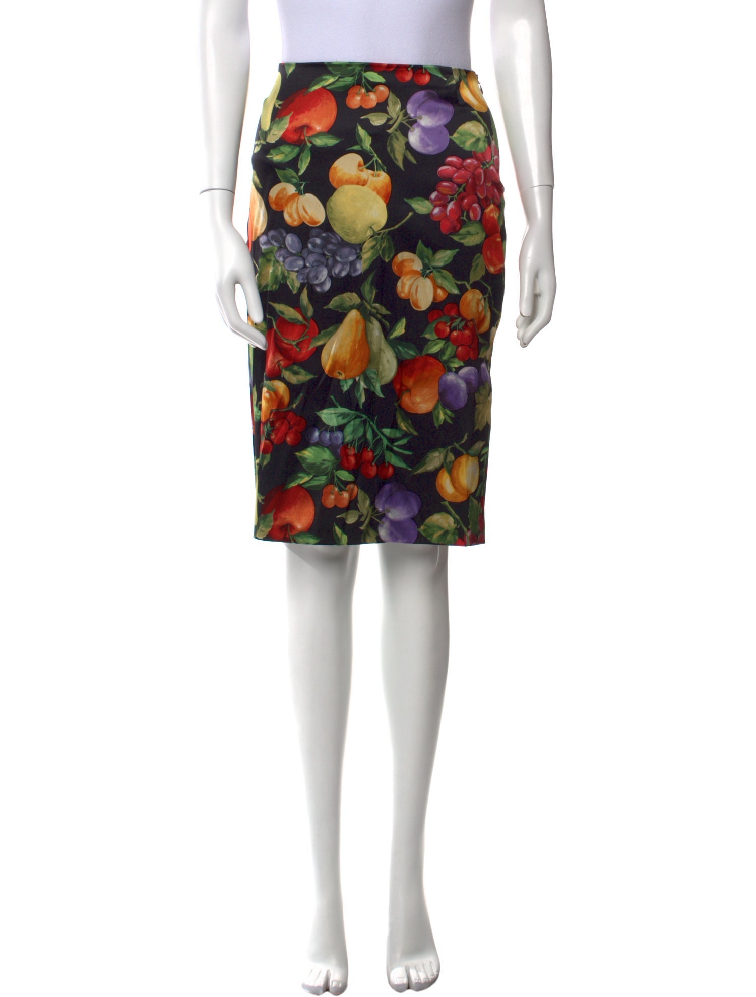 Dolce & Gabbana Silk Knee-Length Skirt