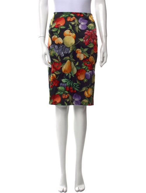 Dolce & Gabbana Silk Knee-Length Skirt