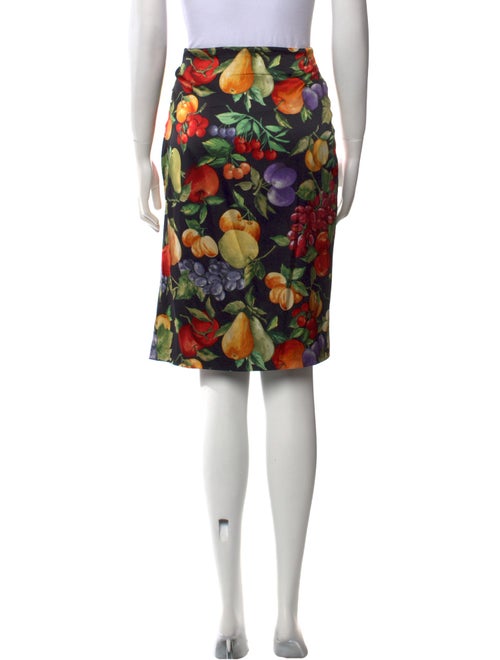 Dolce & Gabbana Silk Knee-Length Skirt