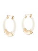 Dolce & Gabbana Resin Hoop Earrings
