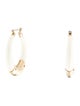 Dolce & Gabbana Resin Hoop Earrings