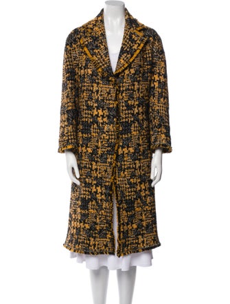 Dolce & Gabbana Tweed Pattern Coat