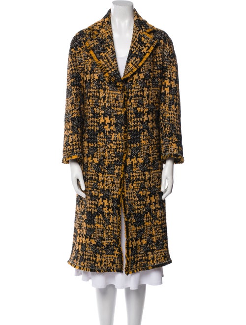 Dolce & Gabbana Tweed Pattern Coat