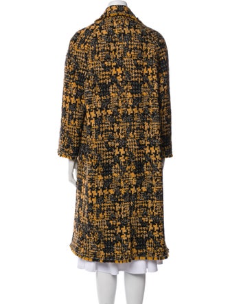 Dolce & Gabbana Tweed Pattern Coat