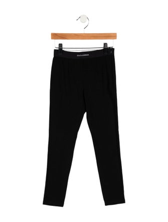 Dolce & Gabbana Girls' Logo Trimmed Leggings