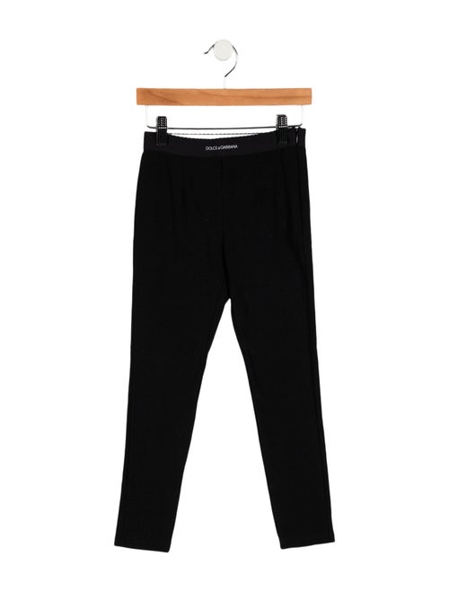 Dolce & Gabbana Girls' Logo Trimmed Leggings
