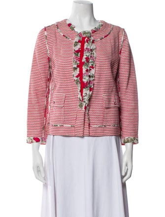 Dolce & Gabbana Houndstooth Print Jacket