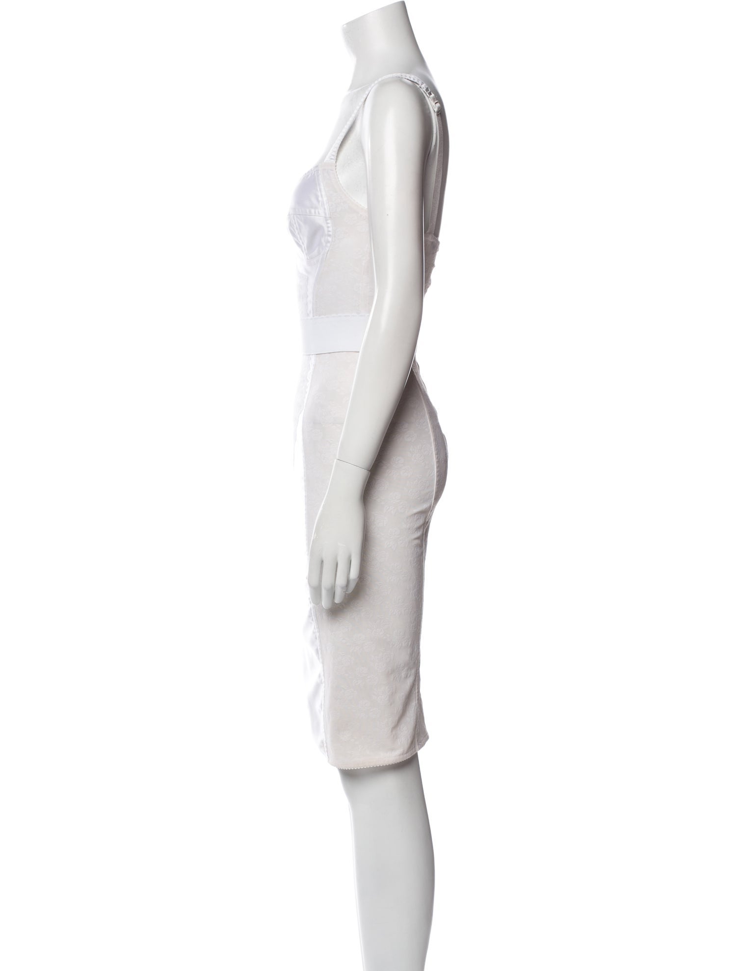 Dolce & Gabbana Square Neckline Knee-Length Dress