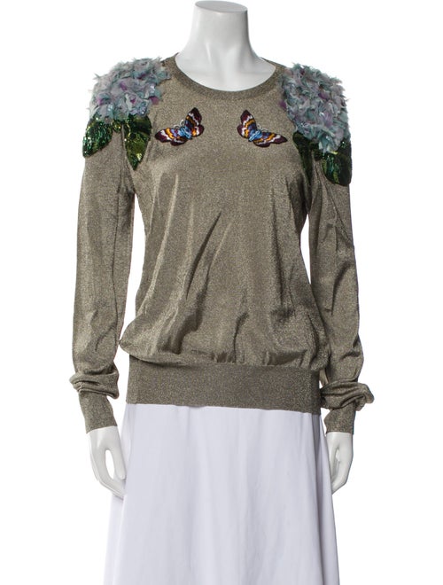 Dolce & Gabbana Printed Scoop Neck Sweatshirt