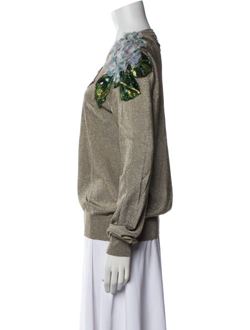 Dolce & Gabbana Printed Scoop Neck Sweatshirt