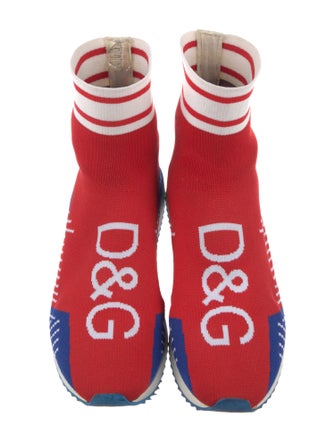 Dolce & Gabbana Printed Sock Sneakers
