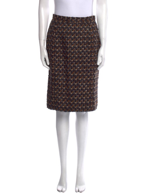 Dolce & Gabbana Virgin Wool Knee-Length Skirt