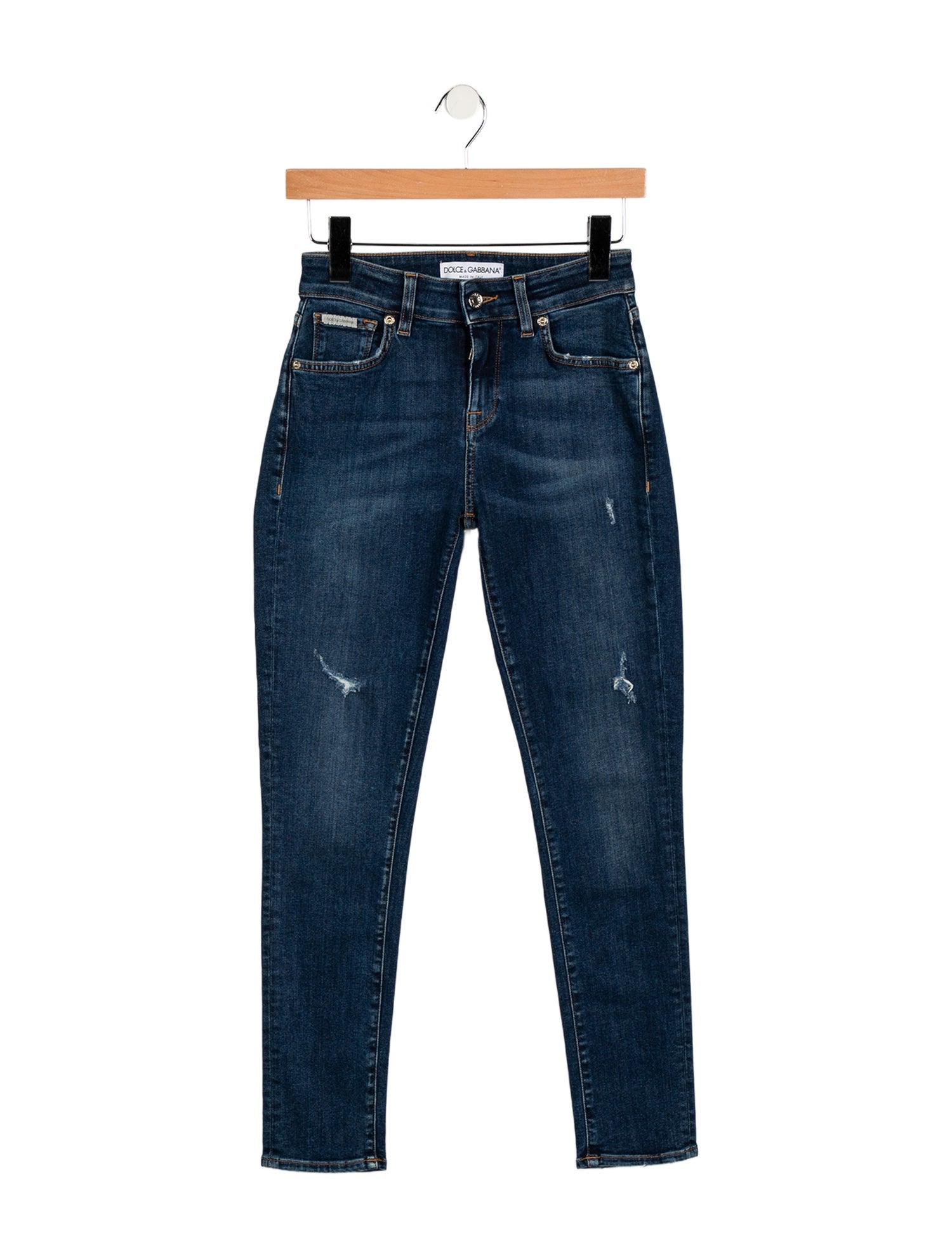 Dolce & Gabbana High-Rise Skinny Leg Jeans