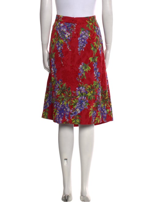 Dolce & Gabbana Floral Print Knee-Length Skirt