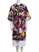 Dolce & Gabbana Floral Print Down Coat