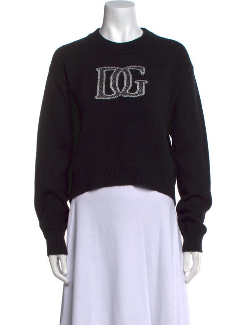 Dolce & Gabbana Cashmere Graphic Print Sweater