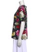 Dolce & Gabbana Silk Floral Print Blouse