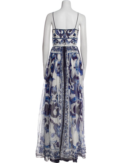 Dolce & Gabbana Silk Midi Length Dress