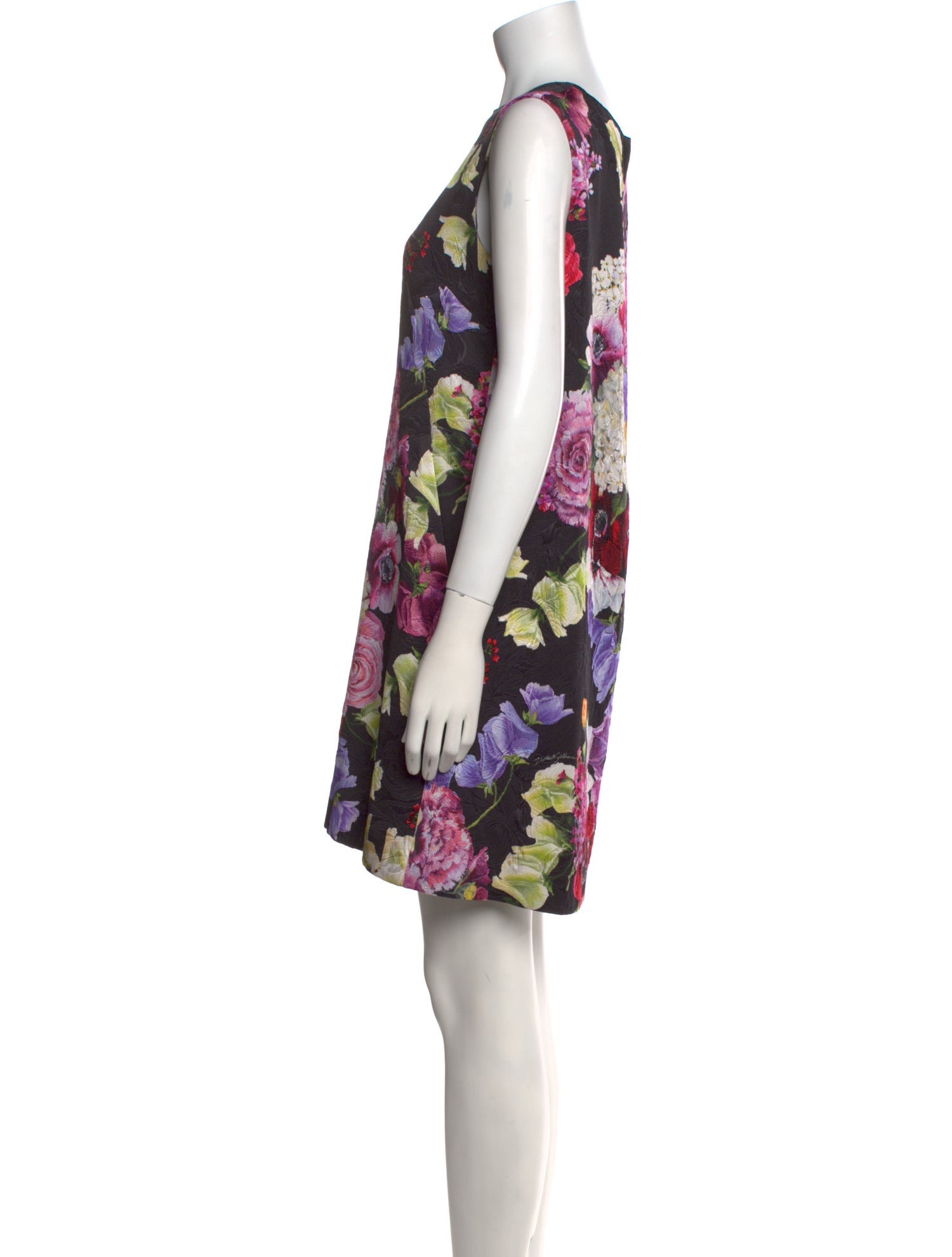 Dolce & Gabbana Floral Print Mini Dress