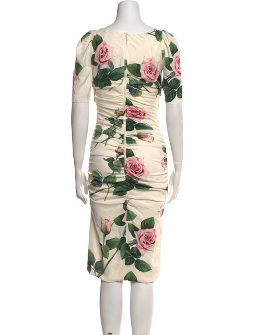 Dolce & Gabbana Silk Knee-Length Dress
