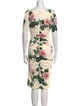 Dolce & Gabbana Silk Knee-Length Dress