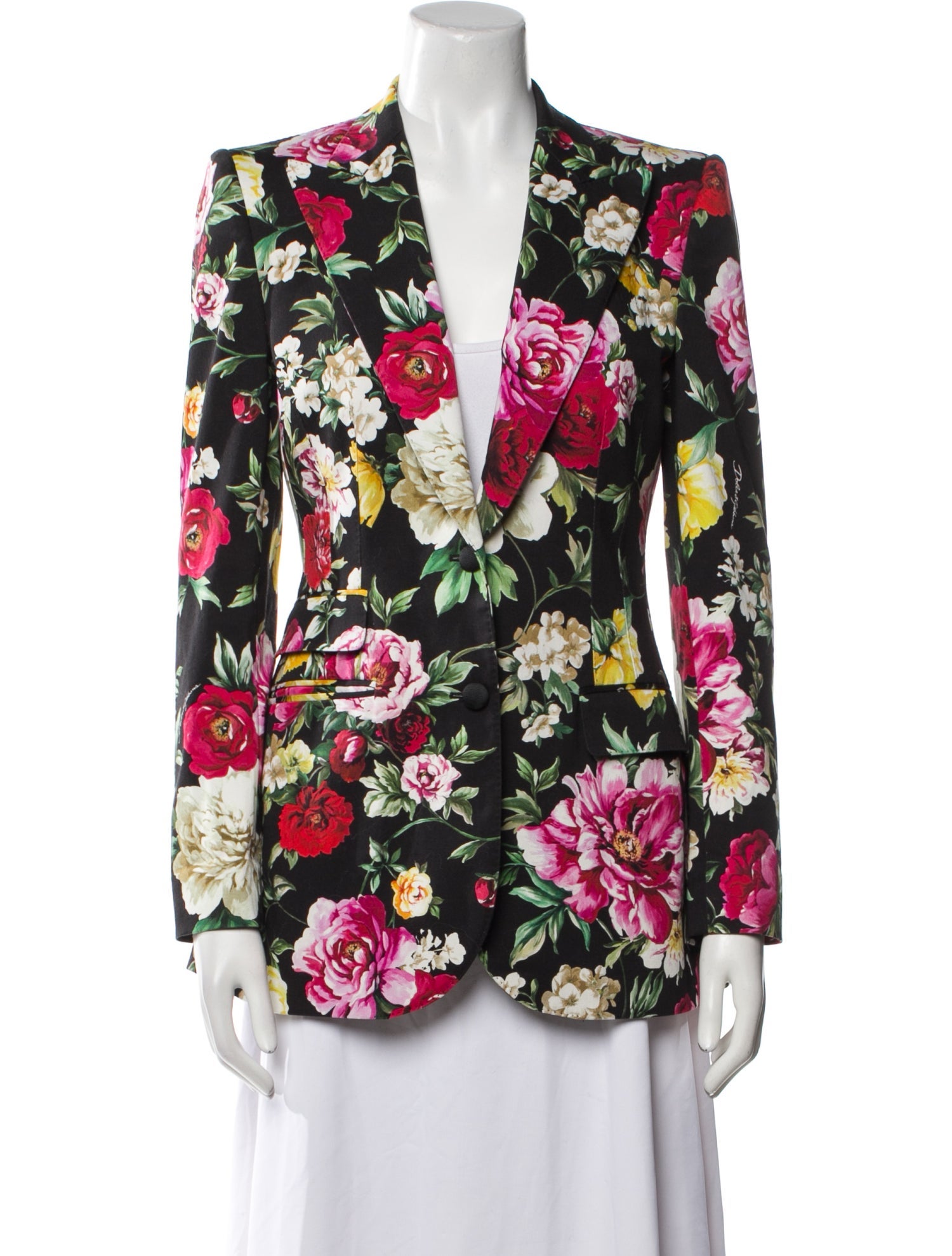 Dolce & Gabbana Floral Print Blazer