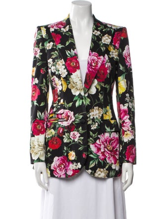 Dolce & Gabbana Floral Print Blazer