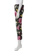 Dolce & Gabbana Floral Print Straight Leg Pants