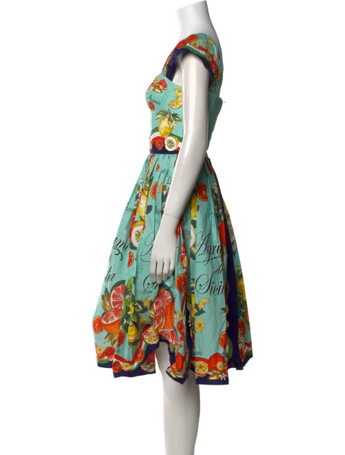 Dolce & Gabbana Floral Print Mini Dress