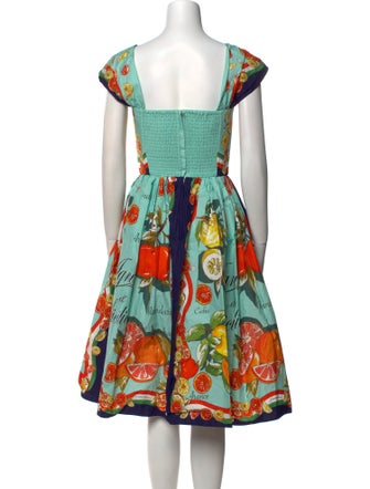 Dolce & Gabbana Floral Print Mini Dress