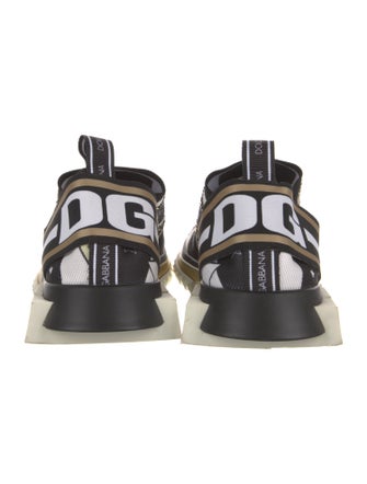 Dolce & Gabbana Printed Crystal Embellishments Sneakers