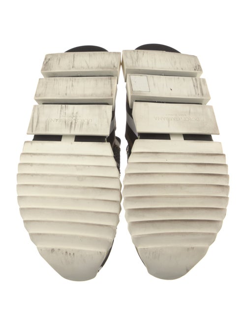 Dolce & Gabbana Printed Crystal Embellishments Sneakers