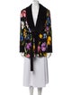 Dolce & Gabbana Floral Print Fur Jacket