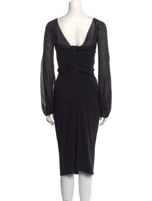 Dolce & Gabbana Square Neckline Knee-Length Dress