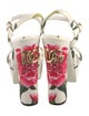 Dolce & Gabbana Canvas Printed Sandals