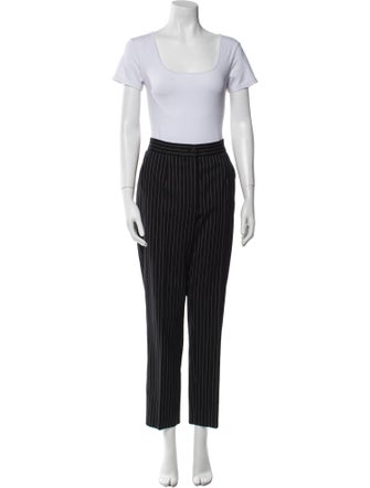 Dolce & Gabbana Virgin Wool Striped Pantsuit