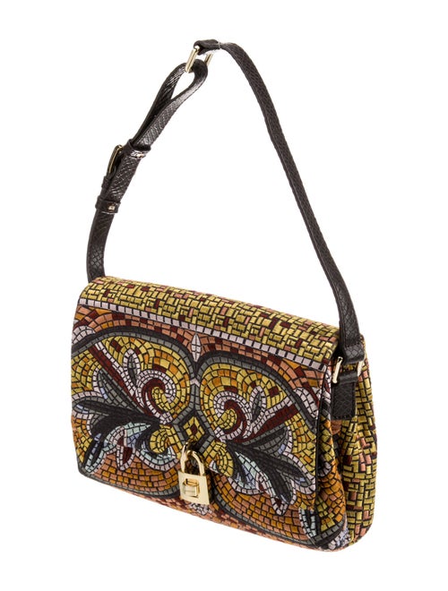 Dolce & Gabbana Leather Mosaic Bag Small