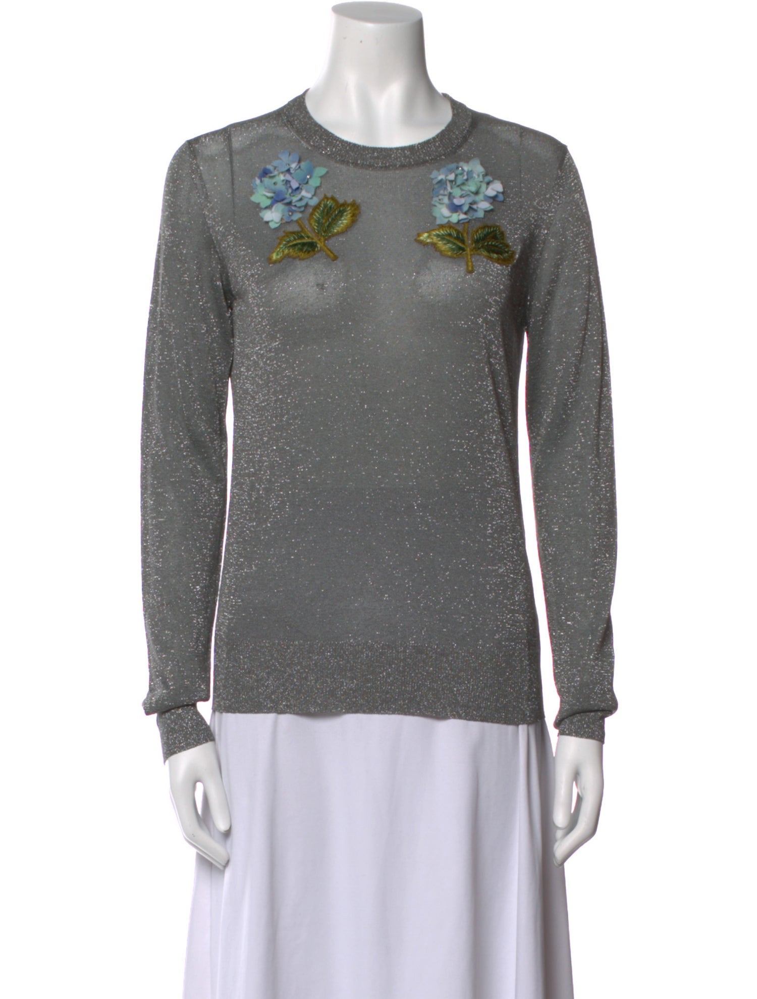 Dolce & Gabbana Graphic Print Crew Neck Sweatshirt