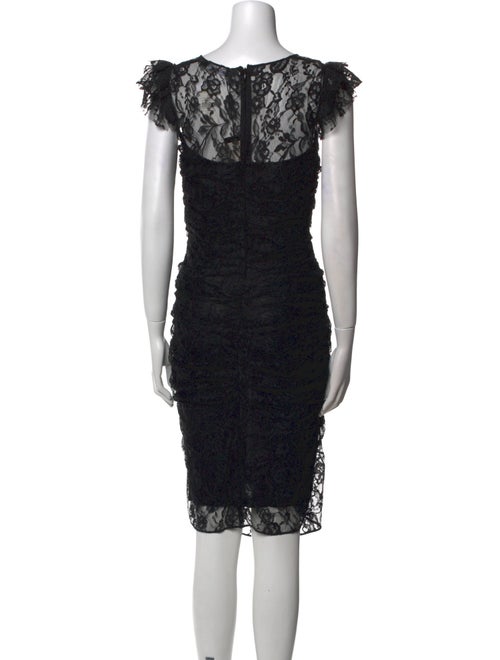 Dolce & Gabbana Lace Pattern Knee-Length Dress