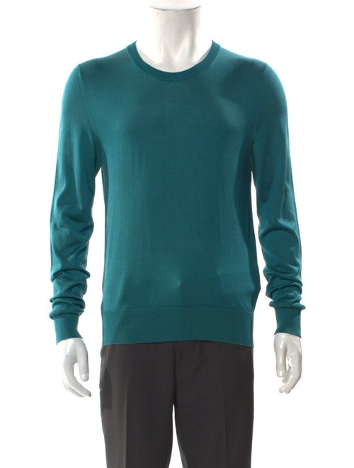 Dolce & Gabbana Silk Crew Neck Pullover