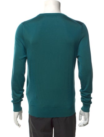 Dolce & Gabbana Silk Crew Neck Pullover