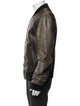 Dolce & Gabbana Goat Leather Bomber Jacket