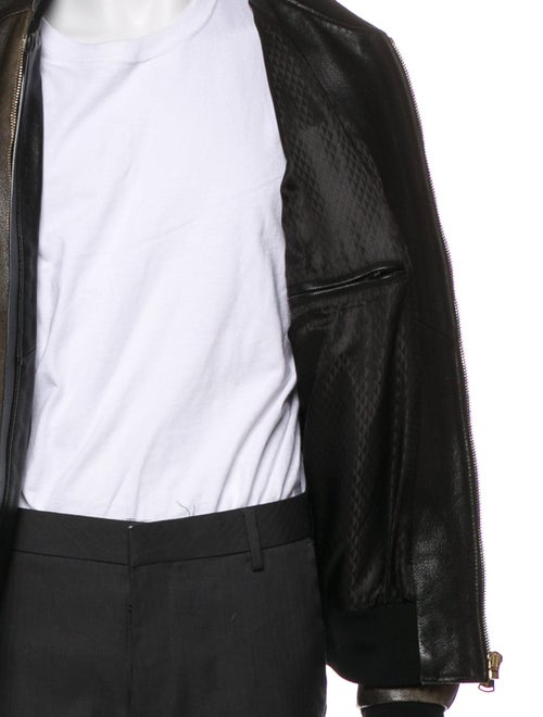 Dolce & Gabbana Goat Leather Bomber Jacket